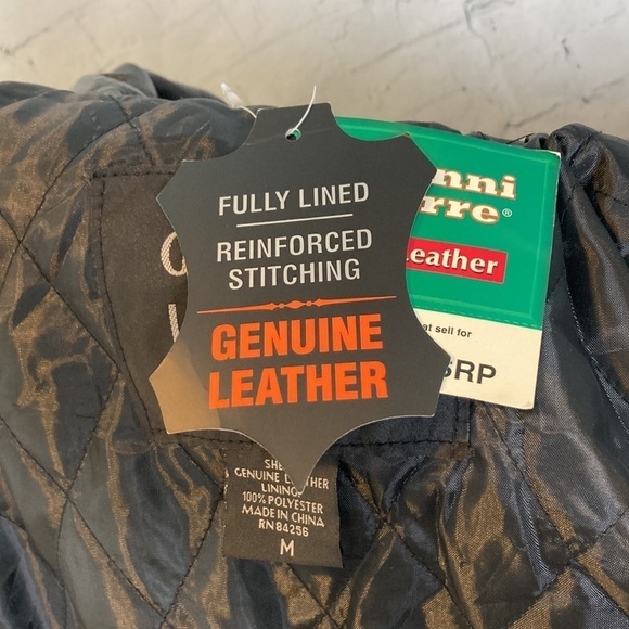 GIOVANNI NAVARRE LEATHER COMPANY NWT Trench Coat Italian Stone Patchwork Matrix - Picture 6 of 16